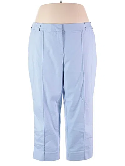 Pre-owned Lane Bryant Casual Pants In Blue