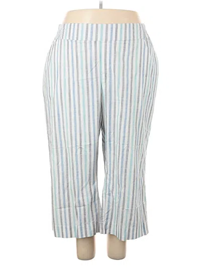 Pre-owned Lane Bryant Casual Pants In Blue