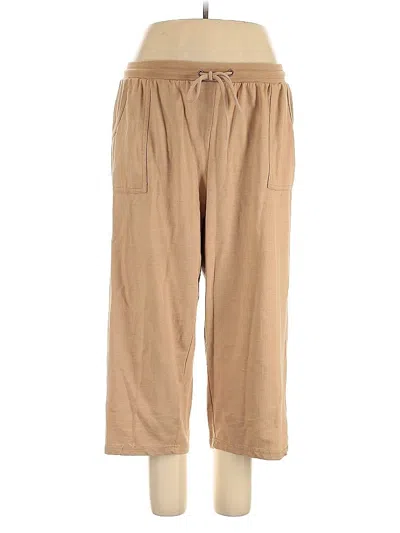 Pre-owned Lane Bryant Casual Pants In Brown