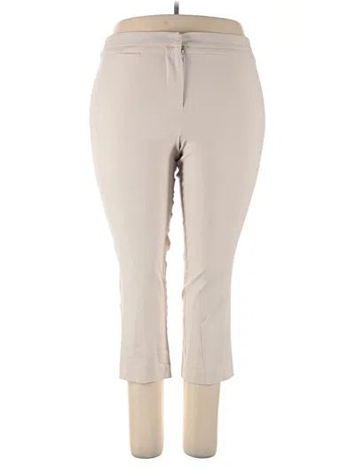 Pre-owned Lane Bryant Casual Pants In Brown