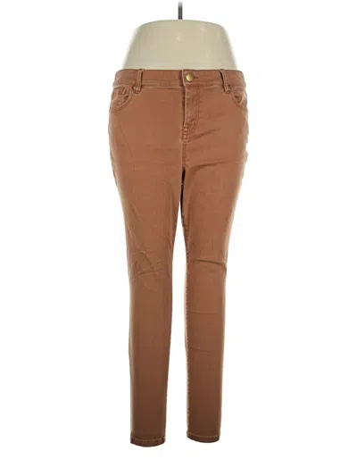 Pre-owned Lane Bryant Casual Pants In Brown