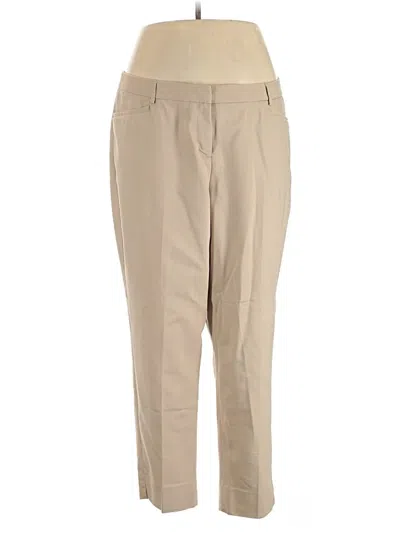 Pre-owned Lane Bryant Casual Pants In Brown