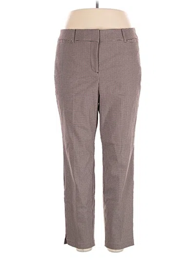 Pre-owned Lane Bryant Casual Pants In Brown