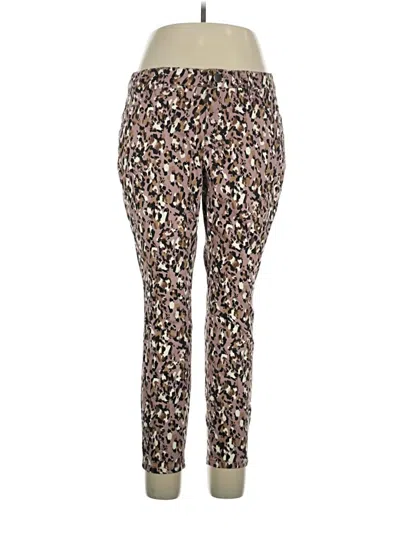 Pre-owned Lane Bryant Casual Pants In Brown
