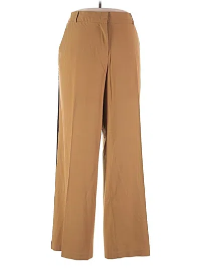 Pre-owned Lane Bryant Casual Pants In Brown