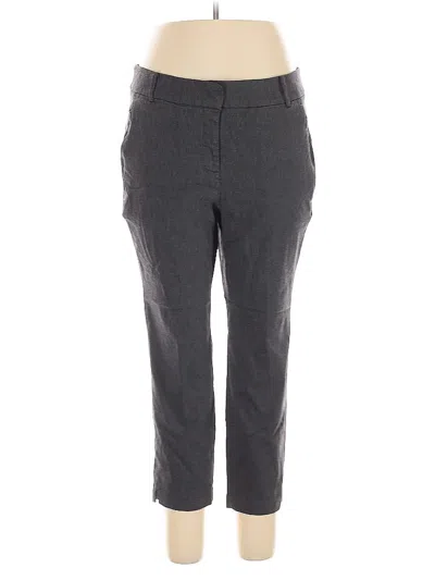 Pre-owned Lane Bryant Casual Pants In Gray