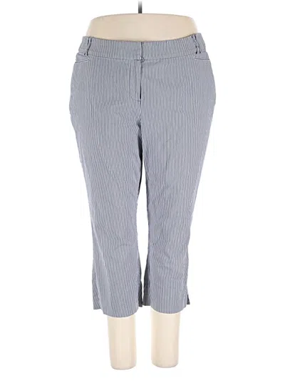 Pre-owned Lane Bryant Casual Pants In Gray