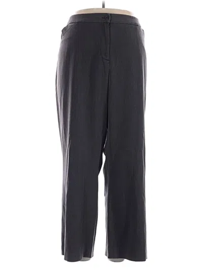 Pre-owned Lane Bryant Casual Pants In Gray