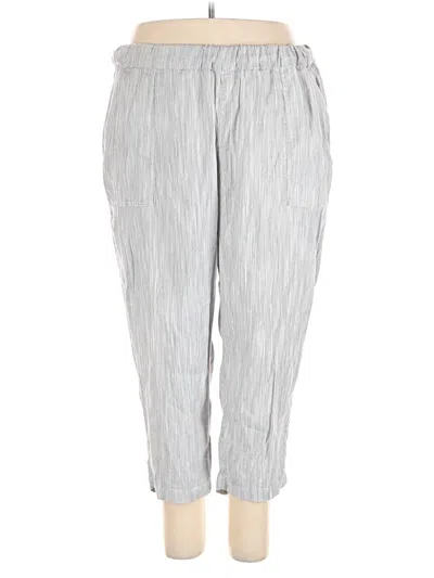 Pre-owned Lane Bryant Casual Pants In Gray