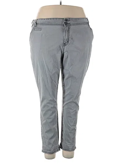 Pre-owned Lane Bryant Casual Pants In Gray