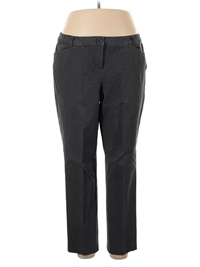 Pre-owned Lane Bryant Casual Pants In Gray