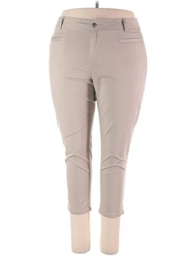 Pre-owned Lane Bryant Casual Pants In Gray