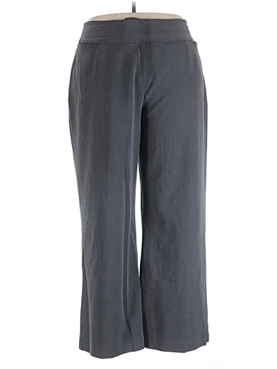 Pre-owned Lane Bryant Casual Pants In Gray