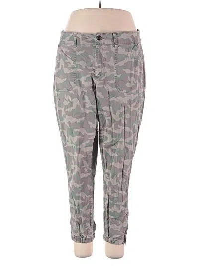 Pre-owned Lane Bryant Casual Pants In Gray