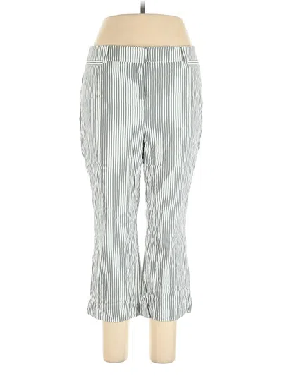 Pre-owned Lane Bryant Casual Pants In Green