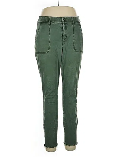 Pre-owned Lane Bryant Casual Pants In Green
