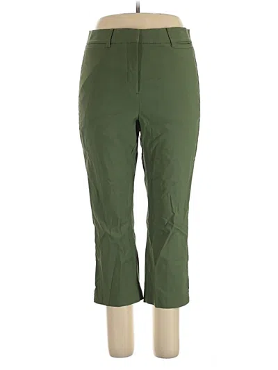 Pre-owned Lane Bryant Casual Pants In Green