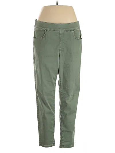 Pre-owned Lane Bryant Casual Pants In Green