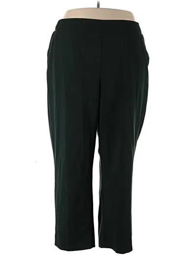 Pre-owned Lane Bryant Casual Pants In Green