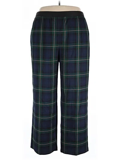 Pre-owned Lane Bryant Casual Pants In Green