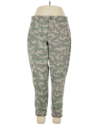 Pre-owned Lane Bryant Casual Pants In Green