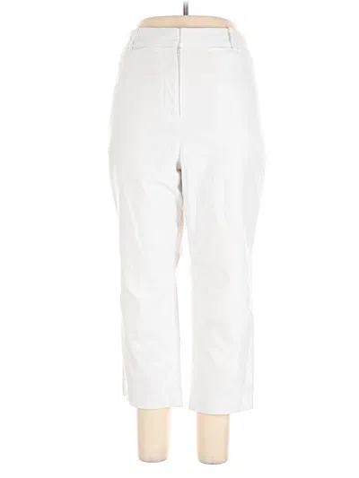 Pre-owned Lane Bryant Casual Pants In Ivory