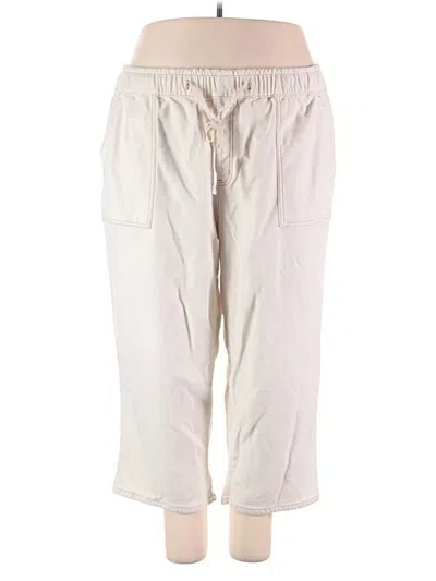 Pre-owned Lane Bryant Casual Pants In Ivory