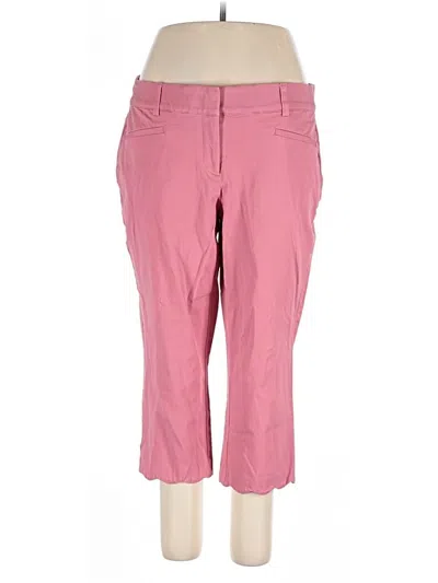 Pre-owned Lane Bryant Casual Pants In Pink