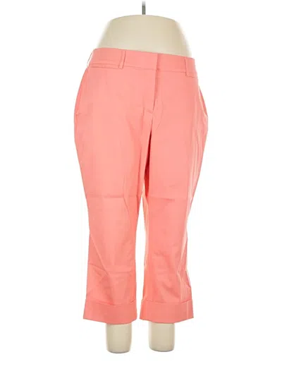 Pre-owned Lane Bryant Casual Pants In Pink