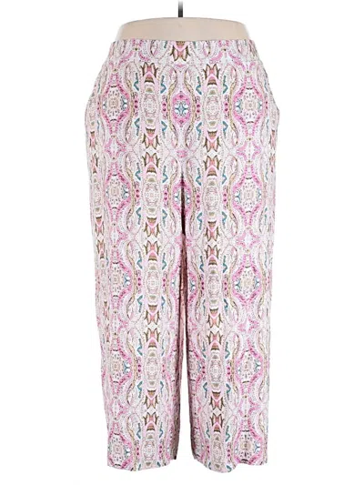 Pre-owned Lane Bryant Casual Pants In Pink