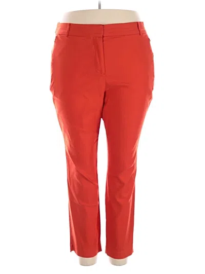 Pre-owned Lane Bryant Casual Pants In Red