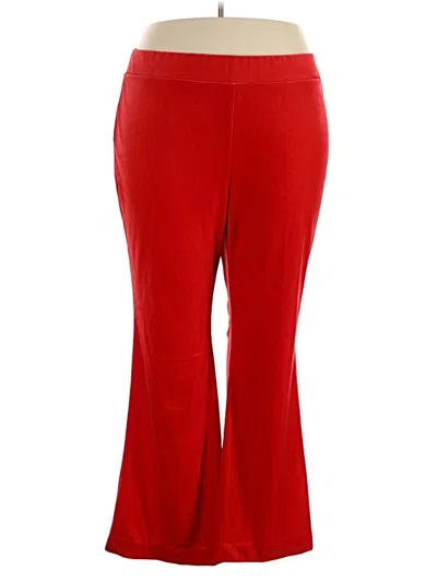 Pre-owned Lane Bryant Casual Pants In Red
