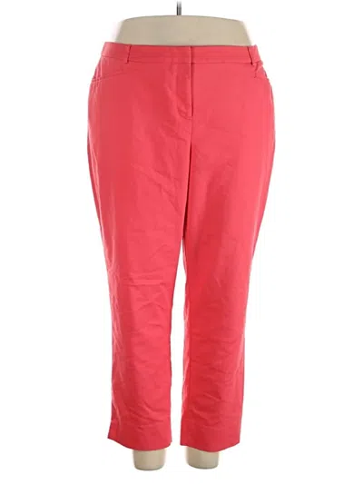 Pre-owned Lane Bryant Casual Pants In Red