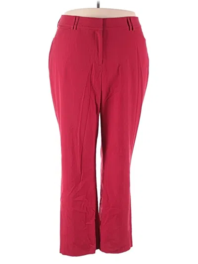 Pre-owned Lane Bryant Casual Pants In Red