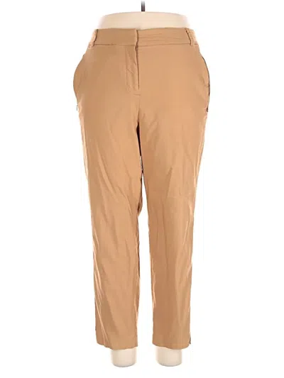 Pre-owned Lane Bryant Casual Pants In Tan