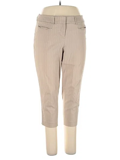 Pre-owned Lane Bryant Casual Pants In Tan