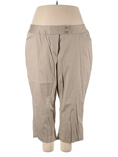 Pre-owned Lane Bryant Casual Pants In Tan