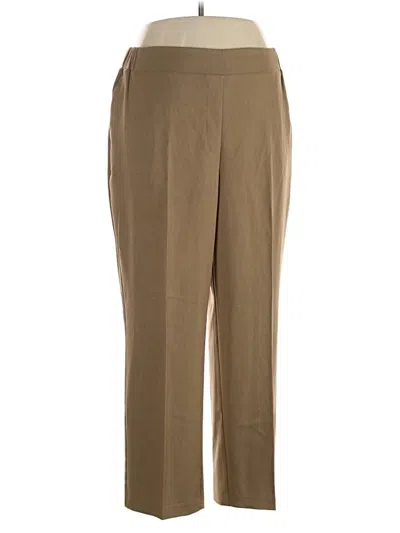 Pre-owned Lane Bryant Casual Pants In Tan