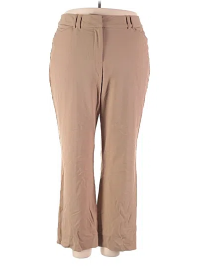 Pre-owned Lane Bryant Casual Pants In Tan