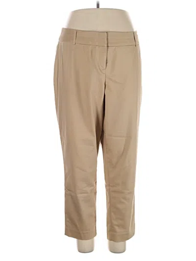 Pre-owned Lane Bryant Casual Pants In Tan
