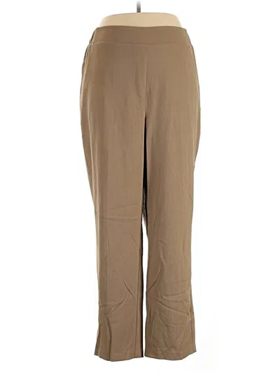 Pre-owned Lane Bryant Casual Pants In Tan