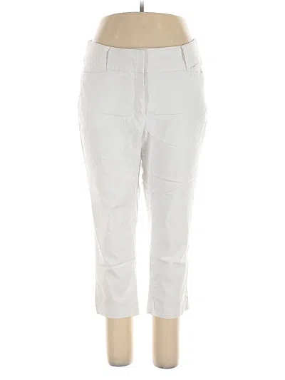 Pre-owned Lane Bryant Casual Pants In White