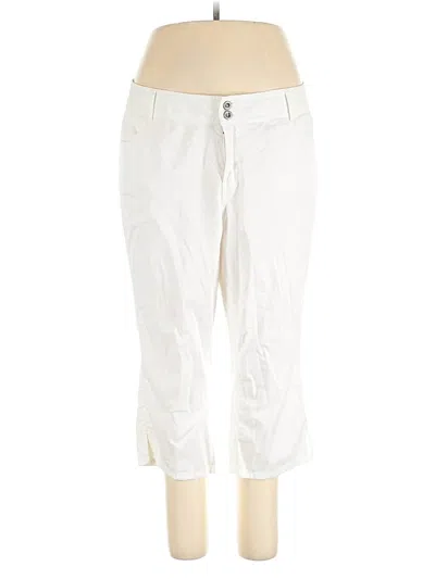 Pre-owned Lane Bryant Casual Pants In White