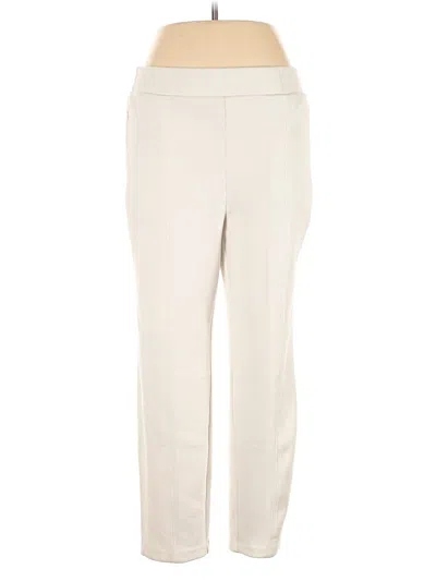 Pre-owned Lane Bryant Casual Pants In White