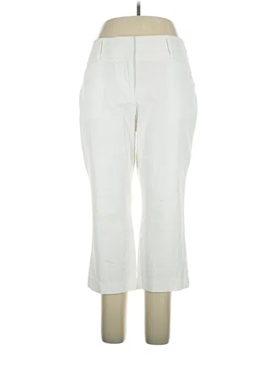 Pre-owned Lane Bryant Casual Pants In White
