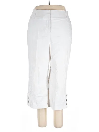Pre-owned Lane Bryant Casual Pants In White