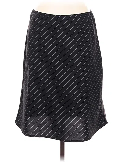 Pre-owned Lane Bryant Casual Skirt In Black