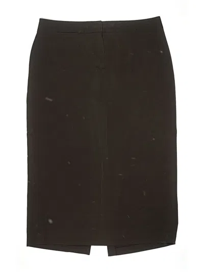 Pre-owned Lane Bryant Casual Skirt In Black