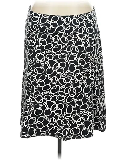 Pre-owned Lane Bryant Casual Skirt In Black