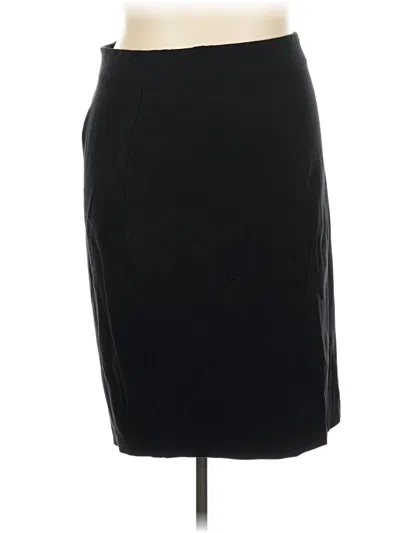 Pre-owned Lane Bryant Casual Skirt In Black